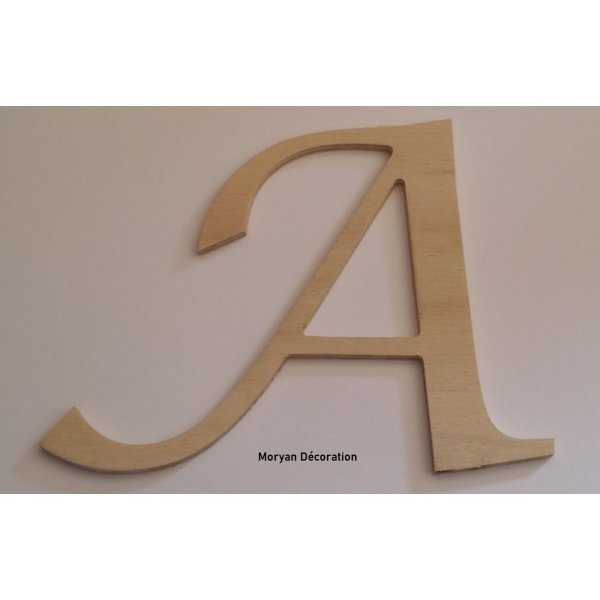 Houten brief om te schilderen model LUCIDA CALLIGRAPHY