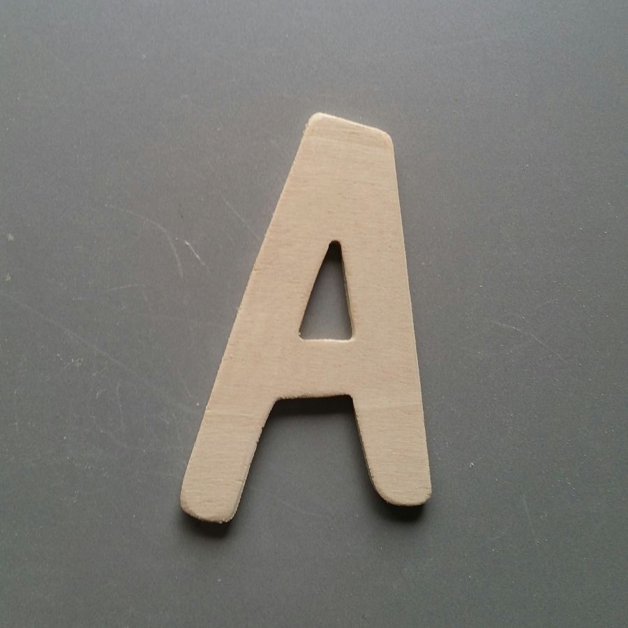 Brief in ruw hout te schilderen model DOM CASUAL