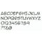 Brief in ruw hout te schilderen model ANIME ACE