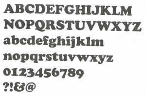 Houten letter te schilderen model ZEN