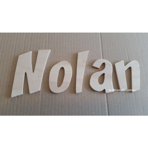 Houten brief te schilderen model CARTOON