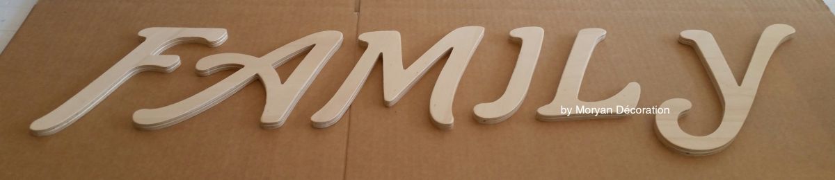 Houten brief om model COOL te schilderen