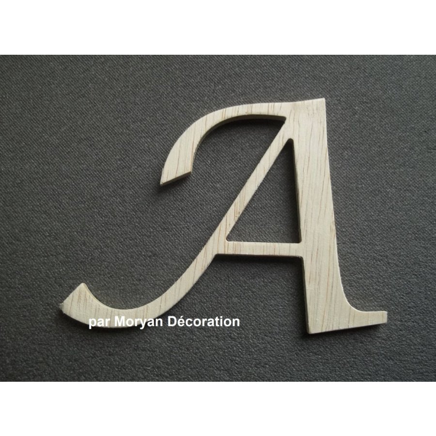 Houten brief om te schilderen model LUCIDA CALLIGRAPHY