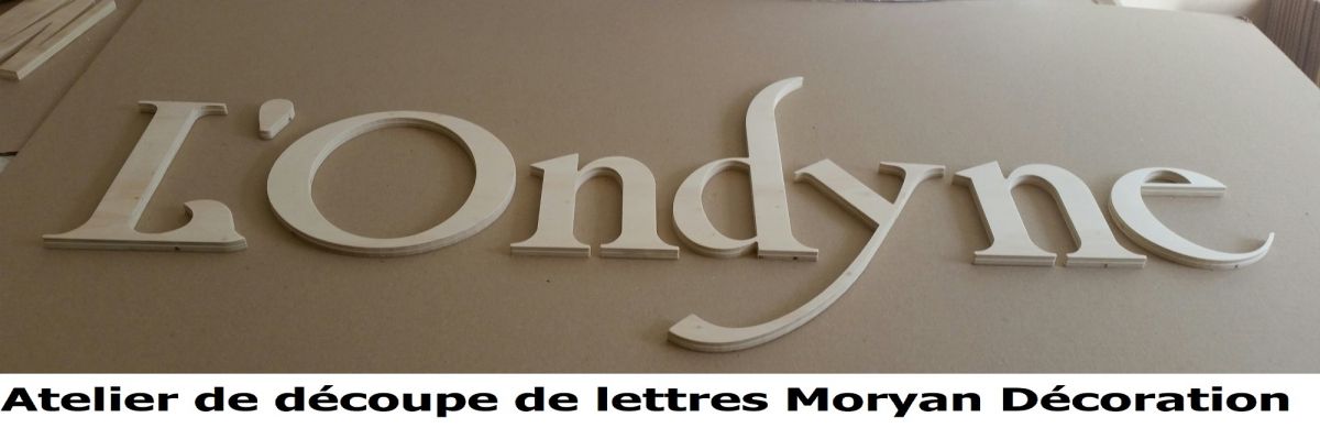 Houten brief om model SHANGRI LA te schilderen