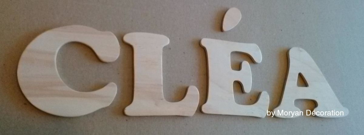 Houten letter te schilderen model ZEN