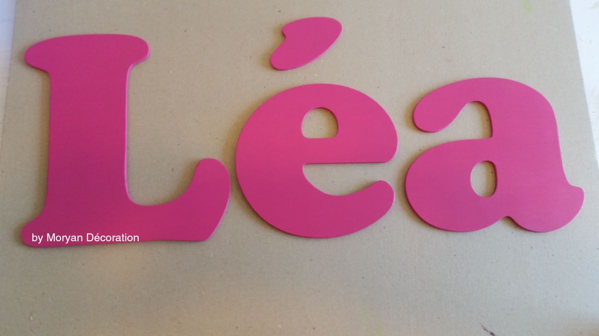 Houten letter te schilderen model ZEN