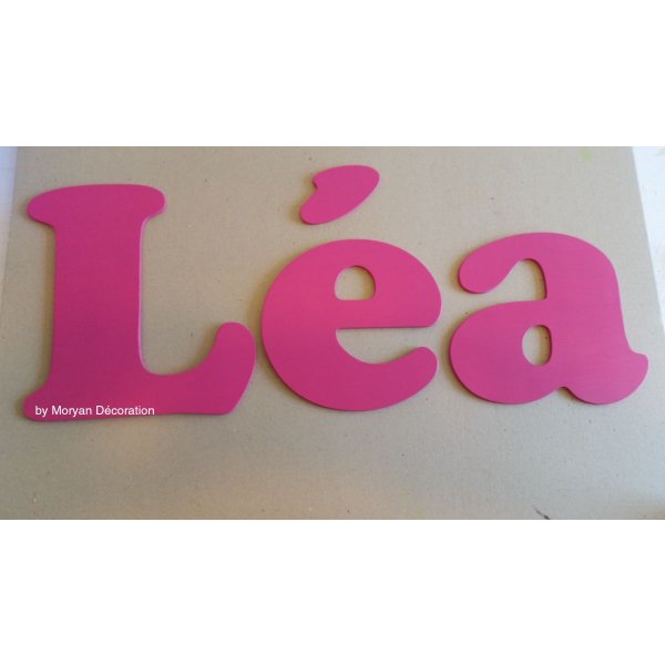 Houten letter te schilderen model ZEN