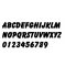 Witte PVC holle letter BALLOON