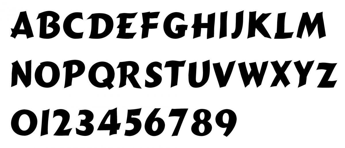 Holle letter in wit PVC CANCUN