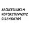Holle letter in wit PVC AR CENA