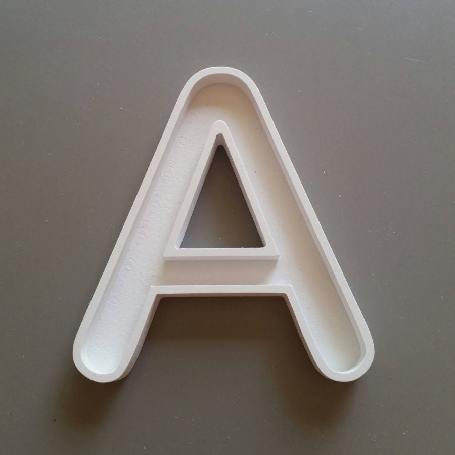Holle letter in wit PVC ARIAL ROUNDED