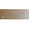 Decoratieve zinken letter RELAX 10 cm
