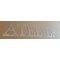 Decoratieve zinken letters ATELIER , hoogte 18 cm
