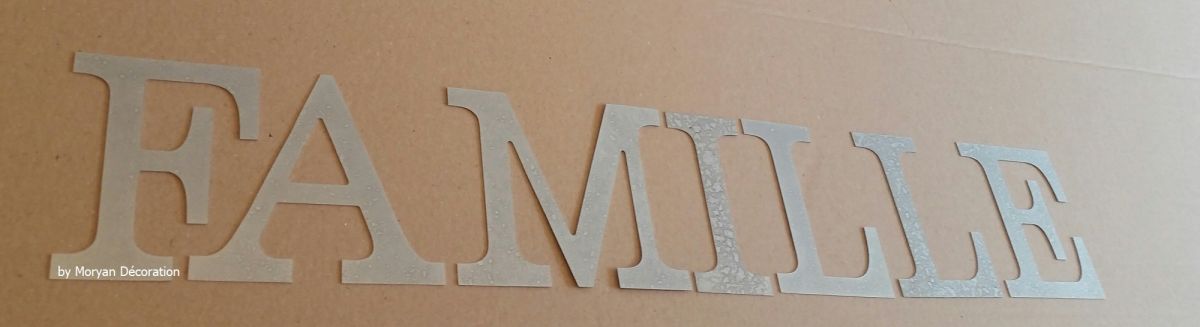 Zinken sierletter FAMILIE 30 cm