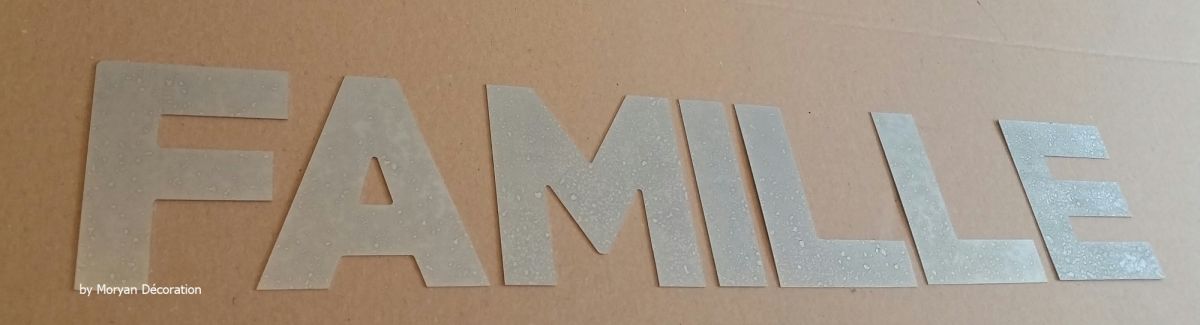 Zinken sierletter FAMILIE 30 cm