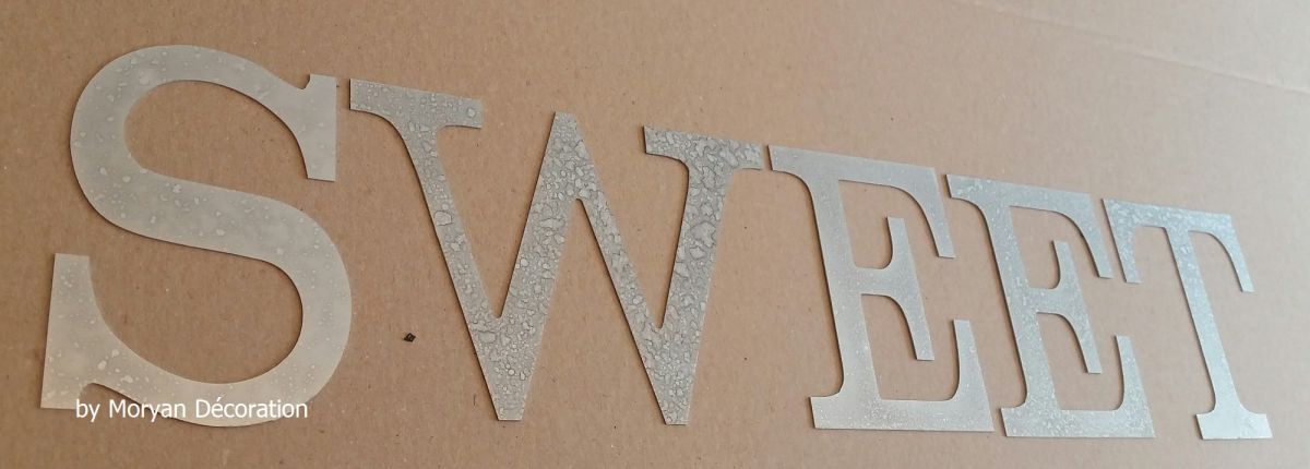 Zinken sierletter SWEET 10 cm
