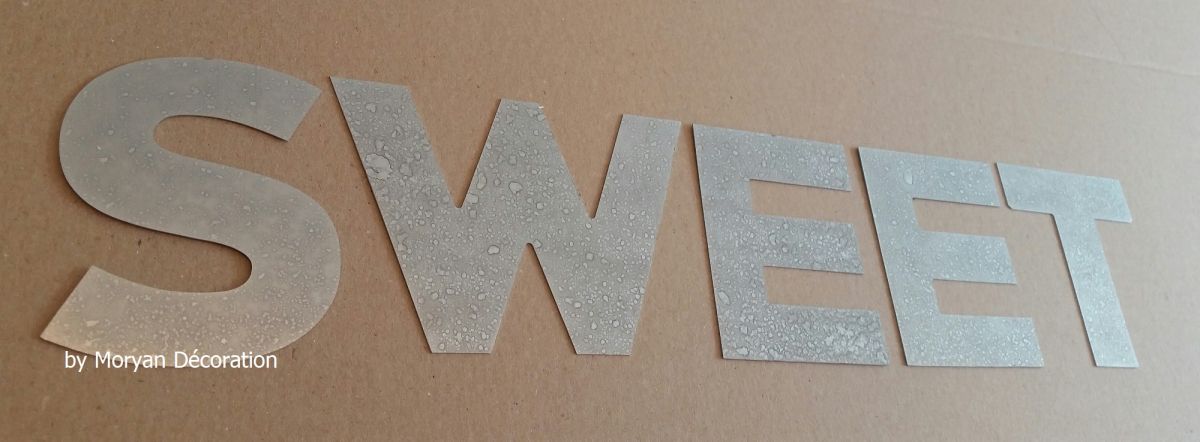 Zinken sierletter SWEET 10 cm