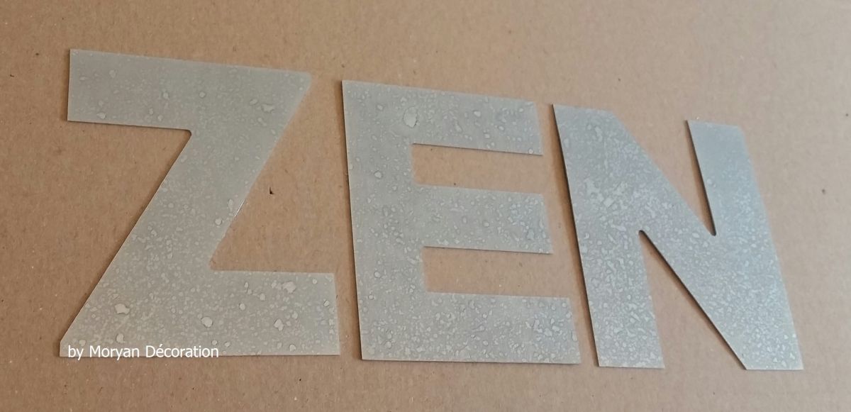 ZEN zink sierletter 20 cm
