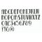 Decoratieve wandletter spiegel BETTY