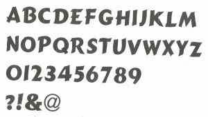 Decoratieve wandspiegel letter CANCUN