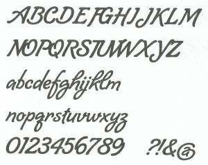 Decoratieve wandletter spiegel LOMBRIZ