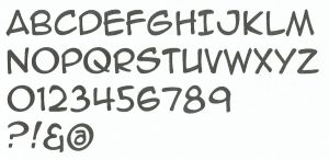 Decoratieve wandspiegel letter ANIME ACE