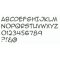 Decoratieve wandspiegel letter ANIME ACE