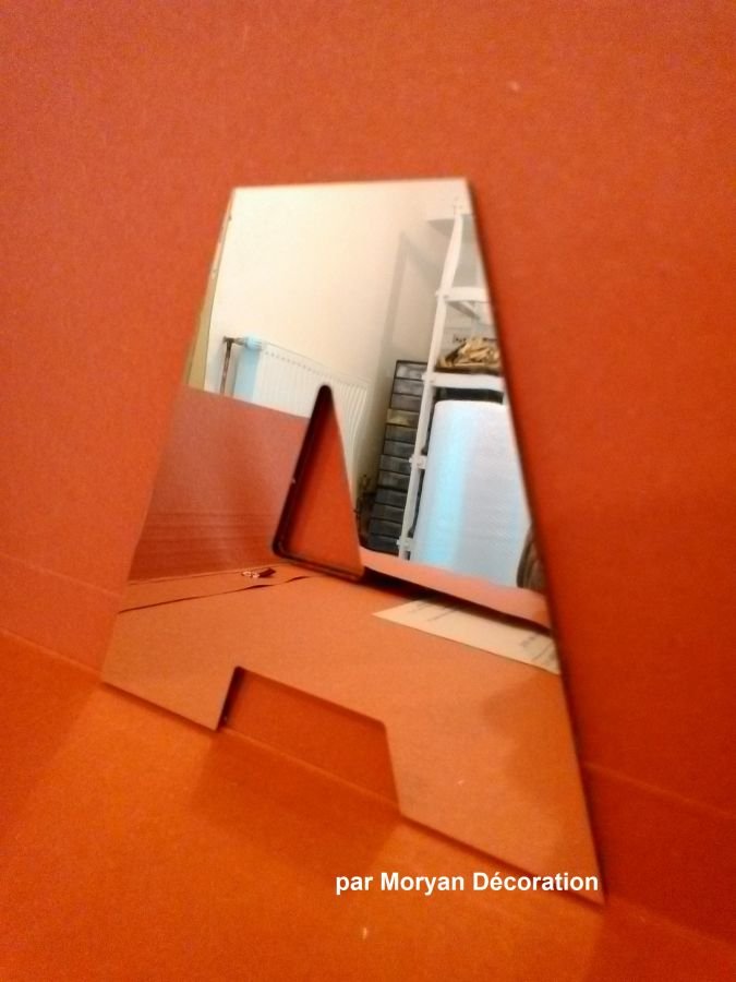 Briefspiegel decoratief ARIAL ZWART
