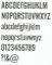 Decoratieve spiegelletter ALTERNATE GOTHIC