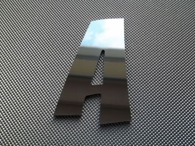 ZOINKS decoratieve wandspiegel letter
