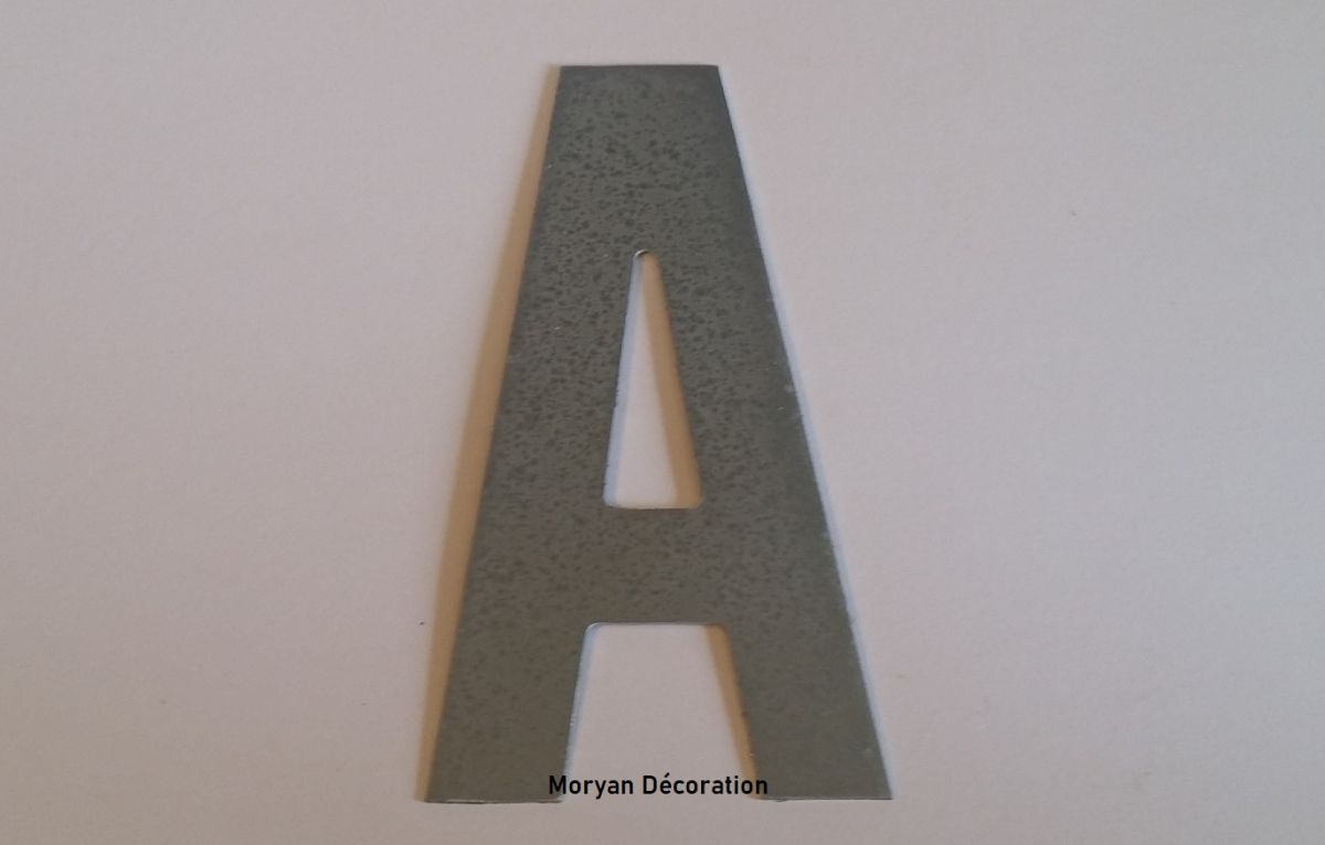 Zinken letterbord ALTERNATE GOTHIC