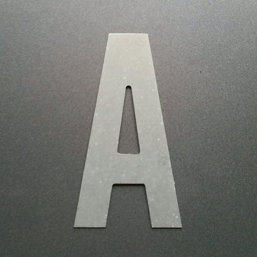 Zinken letterbord ALTERNATE GOTHIC