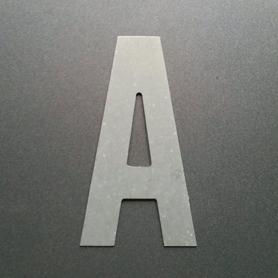 Zinken letterbord ALTERNATE GOTHIC
