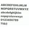 Zinken letterbord ARIAL ZWART