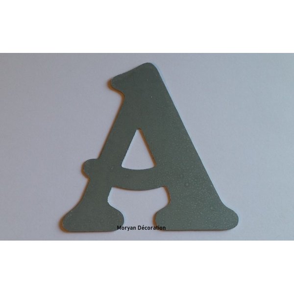 Zinken letterbord BELSHAW