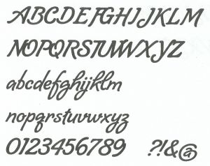 Zinken letterteken COOL
