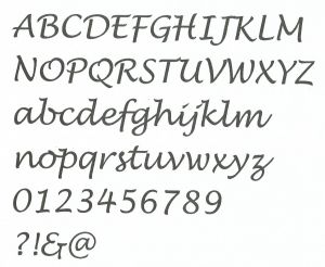 Zinken letterteken DULCE
