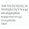 Zinken letterbord LUCIDA CALLIGRAPHY
