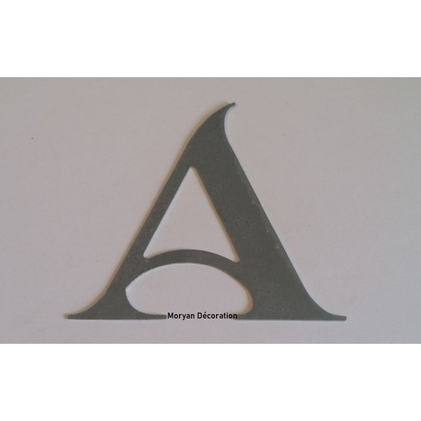 Zinken letterbord SHANGRI LA