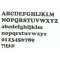Zinken letterbord COOPER ZWART