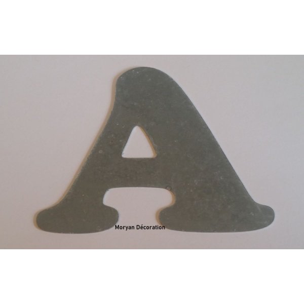 Zinken letterbord COOPER ZWART