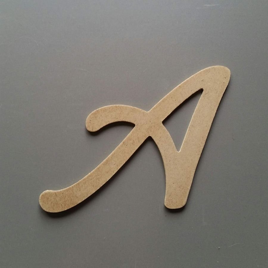 Brief MDF ruw te schilderen model LOMBRIZ