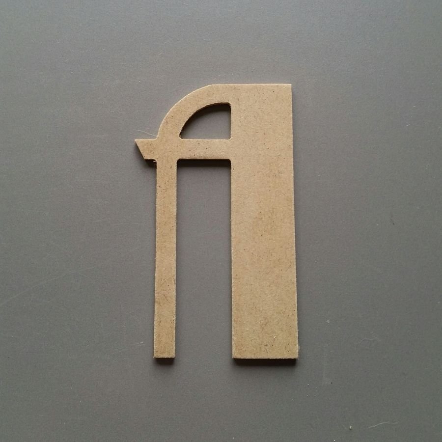 Brief MDF ruw te schilderen model BETTY