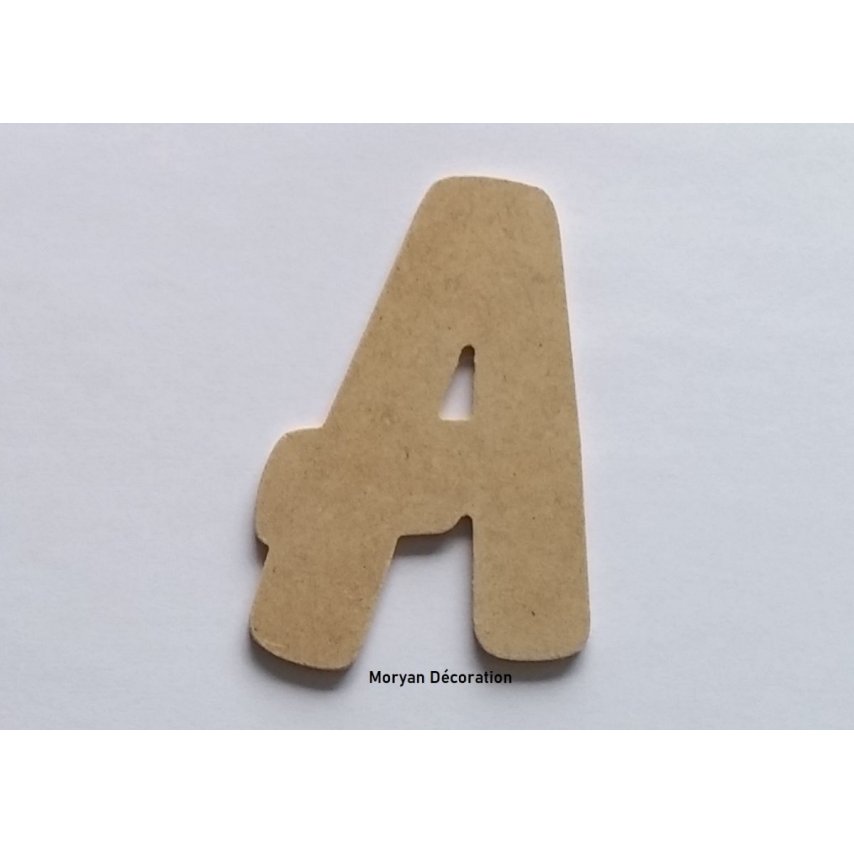 Brief MDF ruw te schilderen model BALLOON