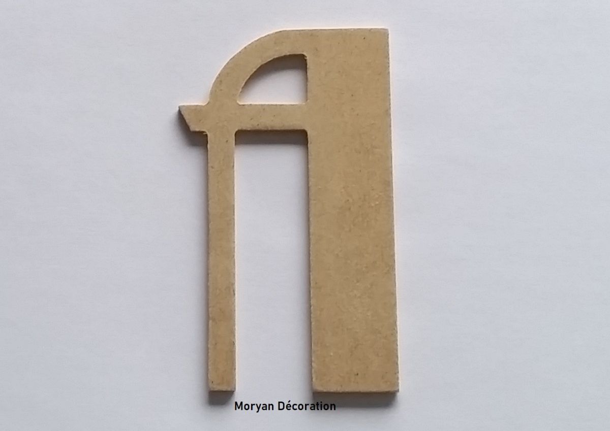 Brief MDF ruw te schilderen model BETTY
