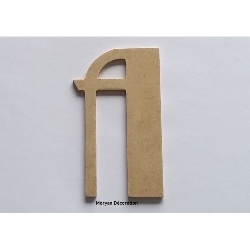 Brief MDF ruw te schilderen model BETTY