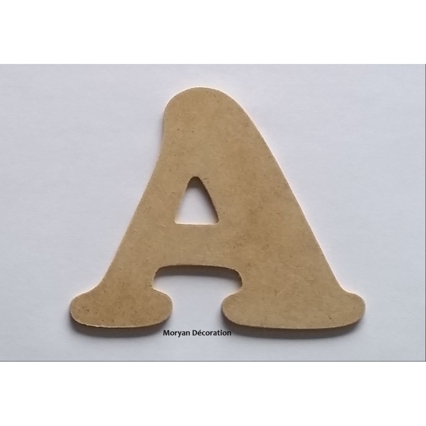 Brief MDF ruw te schilderen model COOPER ZWART