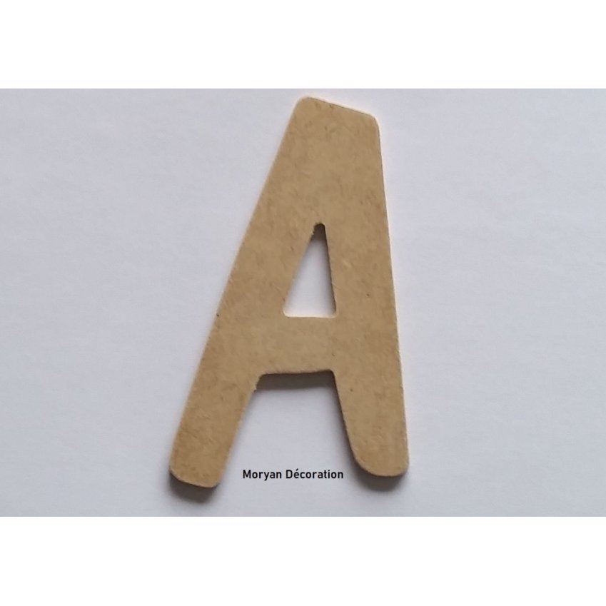 Brief MDF ruw te schilderen model DOM CAUAL
