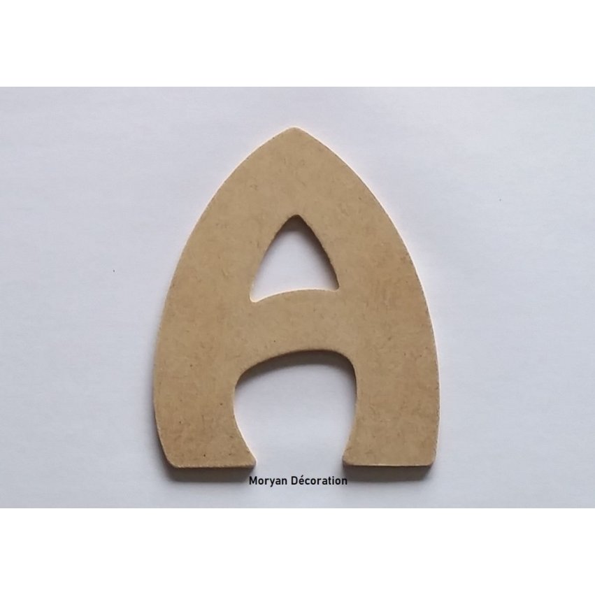 Brief MDF ruw te schilderen model HARLEQUIN