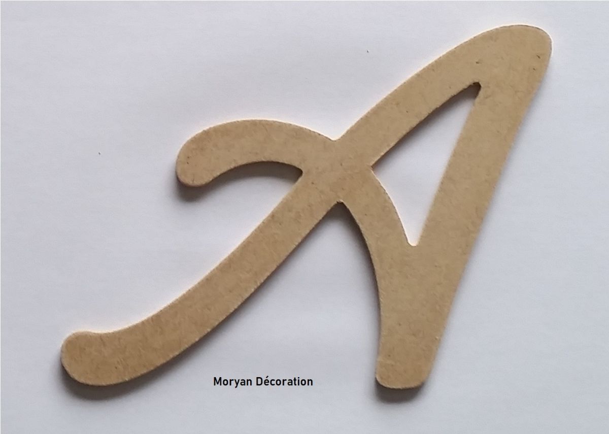 Brief MDF ruw te schilderen model LOMBRIZ